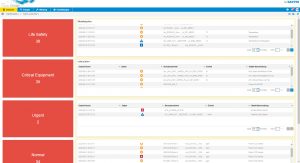 SAUTER Vision Center Dashboard Alarms