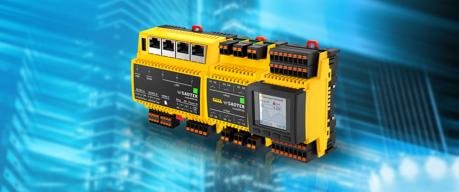 Das SAUTER Produkt modulo 6 wird hier gezeigt. Wichtiger Komponent der Gebäudeautomation - leistungsstark und energiesparend zugleich.